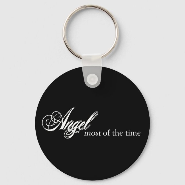 Angel Most of the Time Key Ring (Front)
