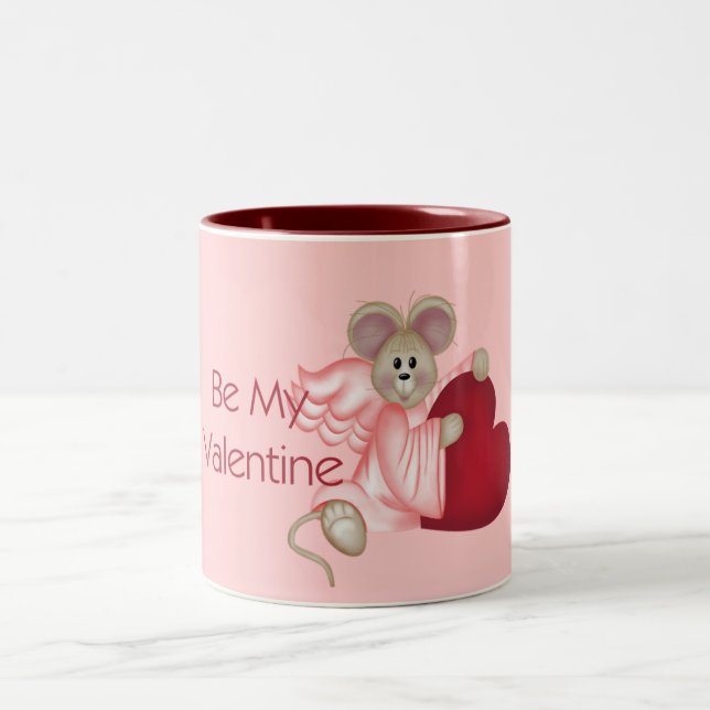 Angel Mouse Be My Valentine Mug (Center)