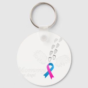 Angel Mummy . Miscarriage Awareness Infant Loss Te Key Ring