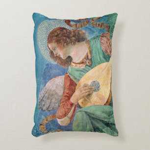 Angel Musician Decorative Cushion