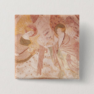 Angel Musicians 15 Cm Square Badge
