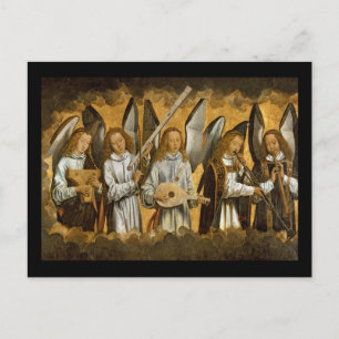 Angel Musicians c1480 Postcard