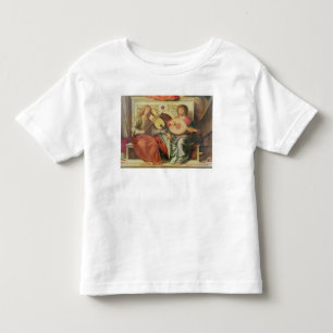 Angel musicians from painting of Virgin and Toddler T-Shirt