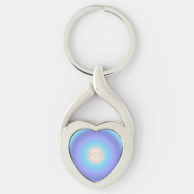 Angel Number 000 - Infinite Growth & Fresh Start  Key Ring (Front)