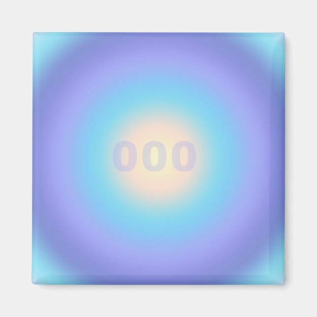 Angel Number 000 - Infinite Growth & Fresh Start  Magnet (Front)