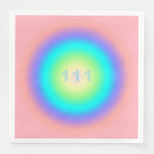 Angel Number 111 - Manifestation  Napkin