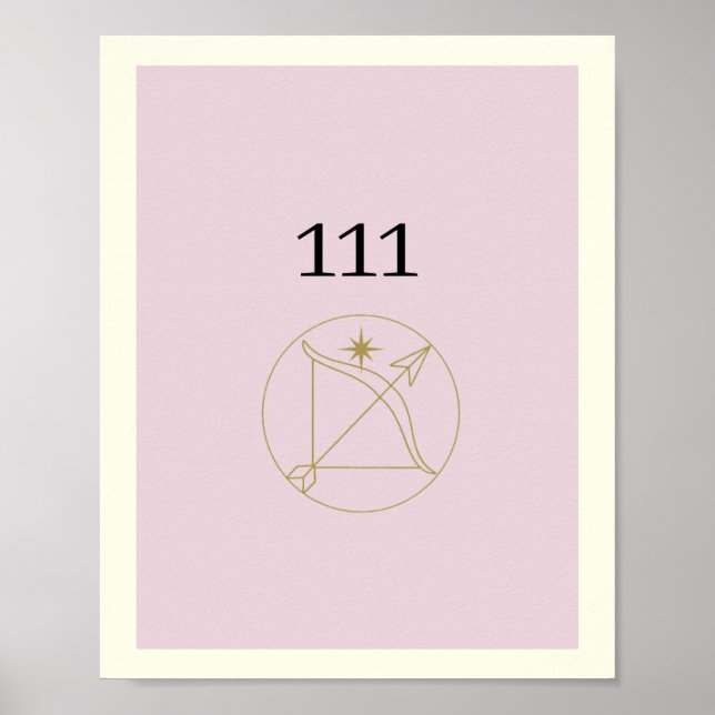 Angel Number 111 Poster (Front)