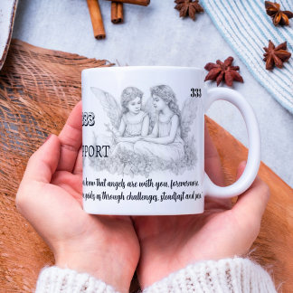 Angel Number 333 - Support - Mug With Quote