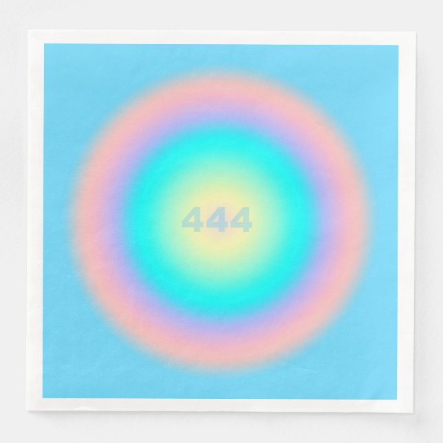 Angel Number 444 - Protection   Napkin (Front)