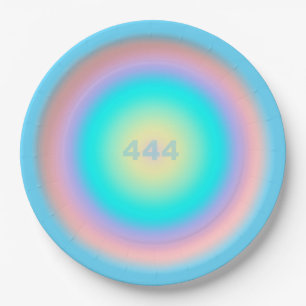 Angel Number 444 - Protection Paper Plate