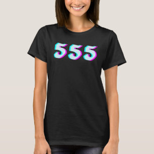 Angel Number 555 Aesthetic Minimal T-Shirt