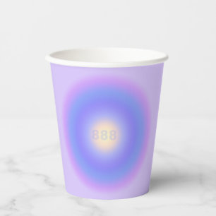 Angel Number 888 Balance - Angel Number Gradient Paper Cups