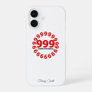 Angel Number 999 New Beginnings Spiritual iPhone 16 Case
