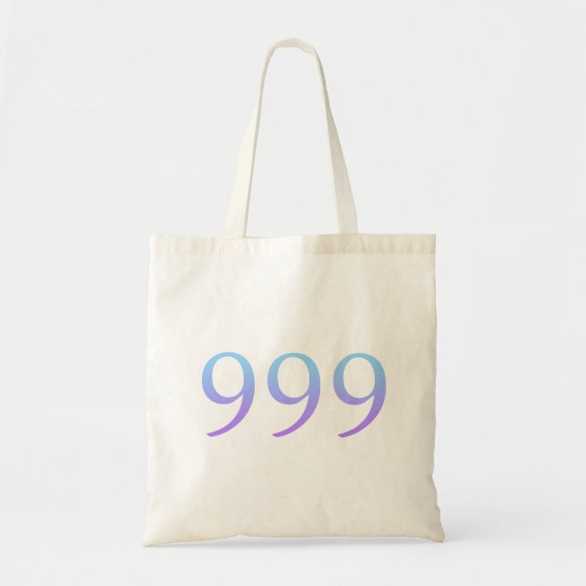 Angel Number 999   Tote Bag (Front)