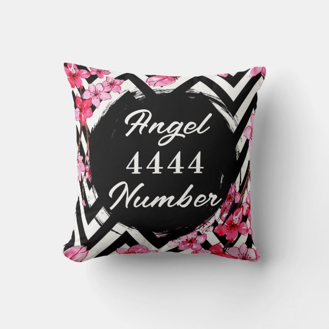 Angel Numberr "4444"  Cushion (Front)