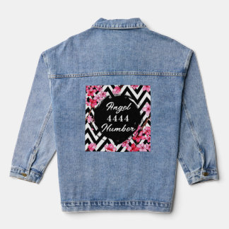 Angel Numberr "4444" Denim Jacket