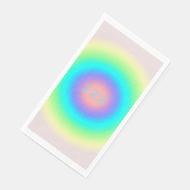 Angel Numbers 222 - Balance & Harmony Napkin (Corner)