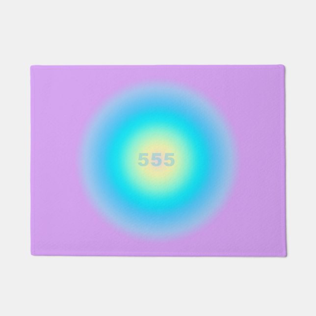 Angel Numbers 555 - New Beginnings   Doormat (Front)