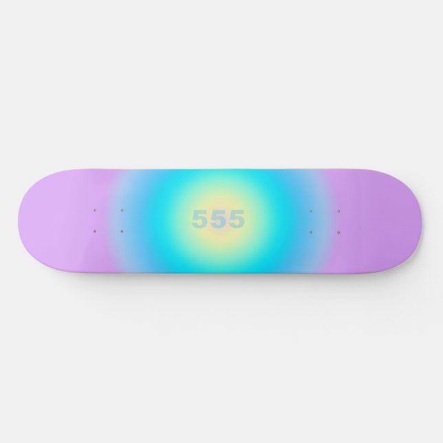 Angel Numbers 555 - New Beginnings   Skateboard (Horz)