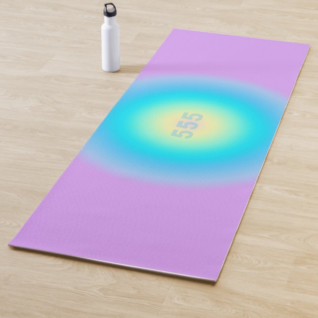 Angel Numbers 555 - New Beginnings   Yoga Mat (In Situ)