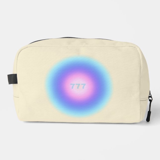 Angel Numbers 777 - Good Fortune  Dopp Kit (Front)