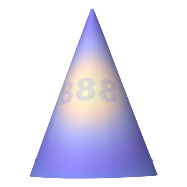 Angel Numbers 888 - On the Right Path  Party Hat (Front)