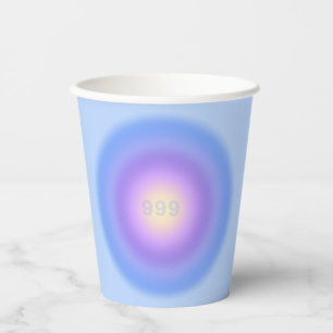 Angel Numbers 999 Release - Angel Number Gradient Paper Cups