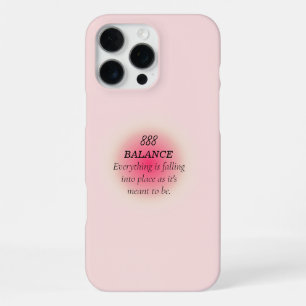 Angel Numbers iPhone 16 Pro Max Case – Pink Vibes