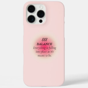 Angel Numbers iPhone 16 Pro Max Case – Pink Vibes