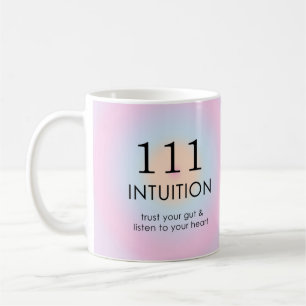 Angel Numbers Numerology 111 Intuition   Coffee Mug