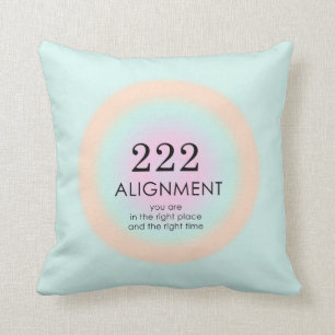 Angel Numbers Numerology 222 Alignment Motivation Cushion