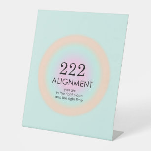 Angel Numbers Numerology 222 Alignment Motivation Pedestal Sign