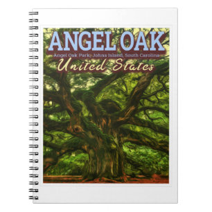 ANGEL OAK - CHARLESTON SOUTH CAROLINA US NOTEBOOK
