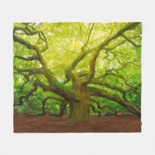 Angel Oak Fleece Blanket