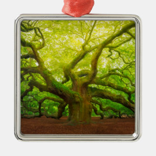 Angel Oak Metal Ornament