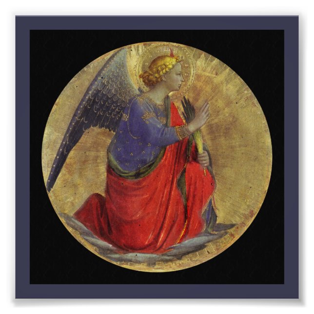 Angel of Annunciation by Fra Angelico Photo Print (Front)