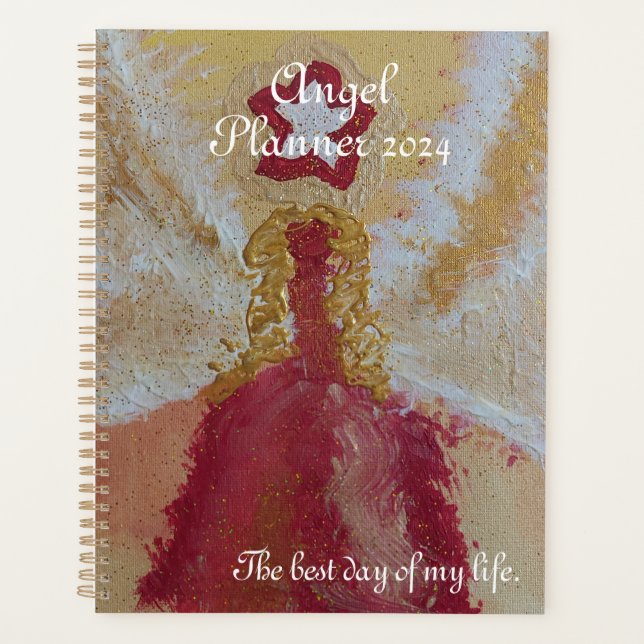 Angel of anticipation and happiness planner (Front)