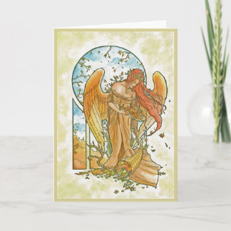 Angel of Autumn Card