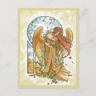 Angel of Autumn Postcard