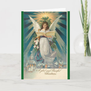 Angel Of Christmas Peace Holiday Card