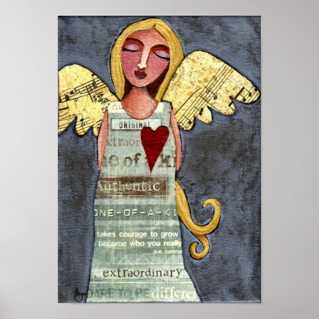 Angel of Courage-print Poster (Front)