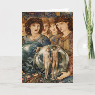 Angel of Creation by William Burne-Jones Holiday Card