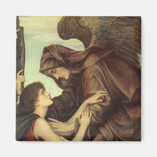 Angel of Death by Evelyn De Morgan Magnet