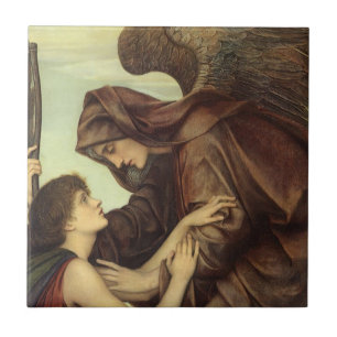 Angel of Death by Evelyn De Morgan Tile