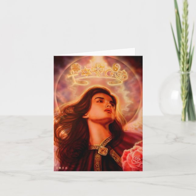 Angel of Dialogue Notecard by Lisa Iris (Front)