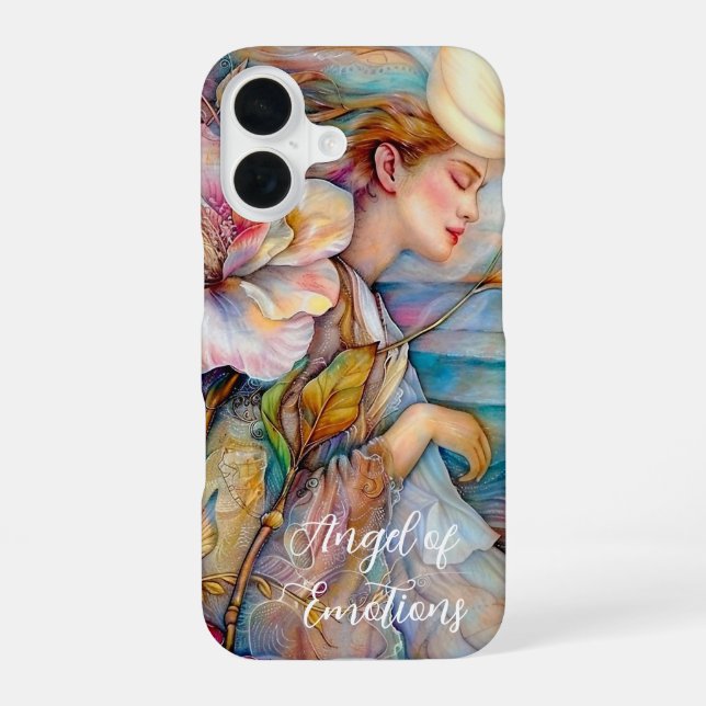 Angel of Emotions Serene  iPhone 16 Case (Back)