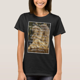 Angel of God Prayer Catholic Christian Spanish Esp T-Shirt