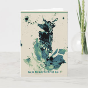 Angel of good tidings Christmas card