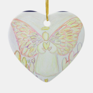 Angel of Hearts Art Pendant Ornament