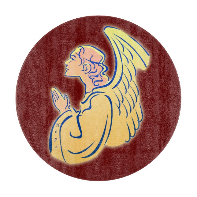 Angel Of Hope Cutting Board (Front)